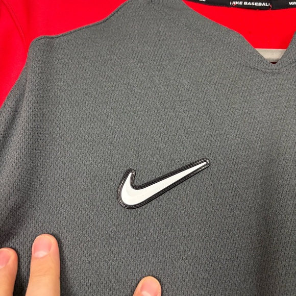 Nike Dri-Fit MLB Authentic Red Therma Pullover NWT Washington Nationals Medium - Picture 5 of 14